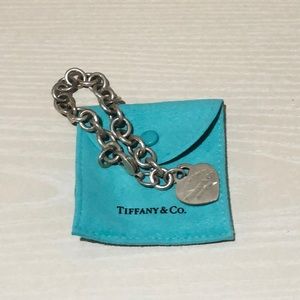 Tiffany Heart Tag Charm Bracelet